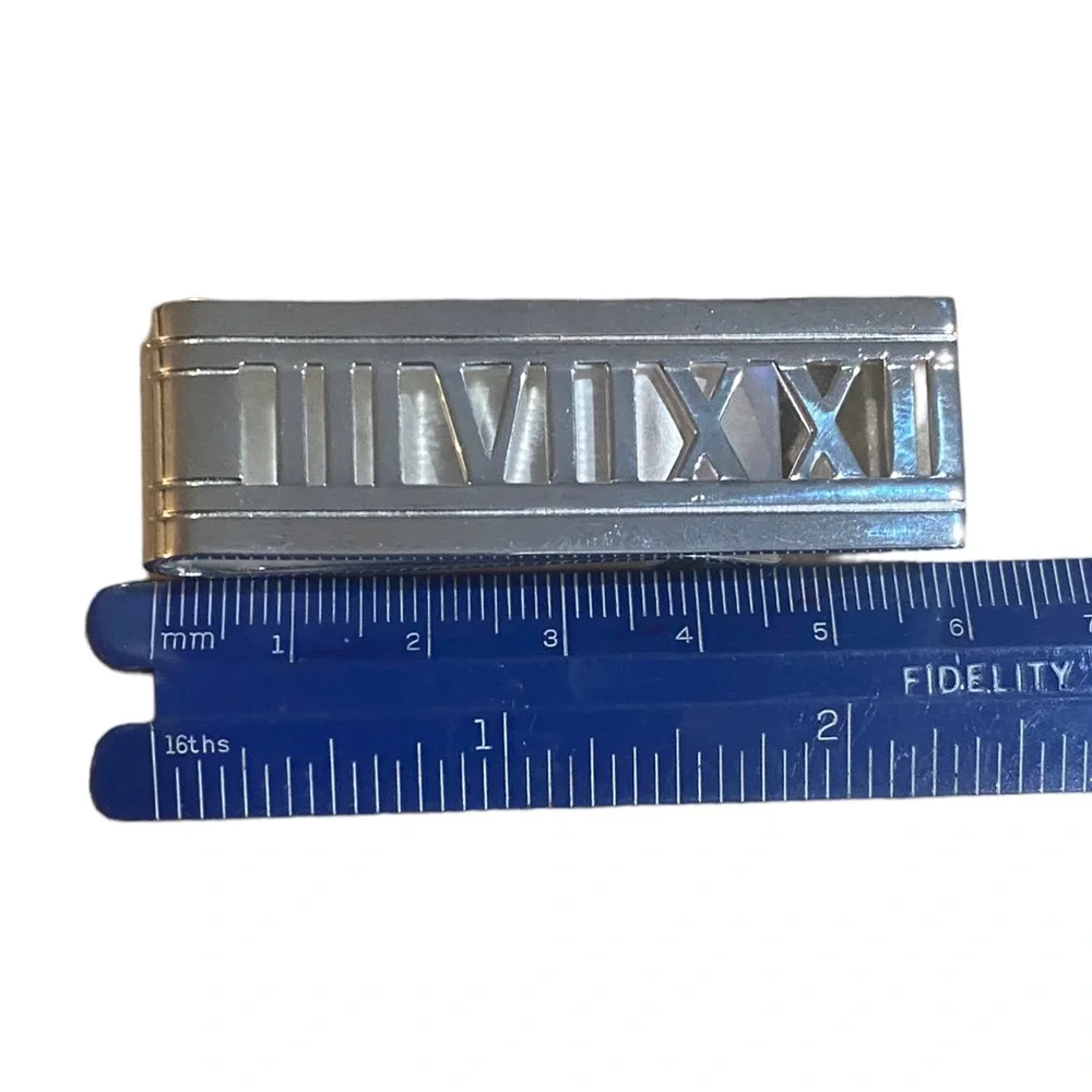 Tiffany & Co. Vintage Atlas 2004 Sterling Silver Money Clip